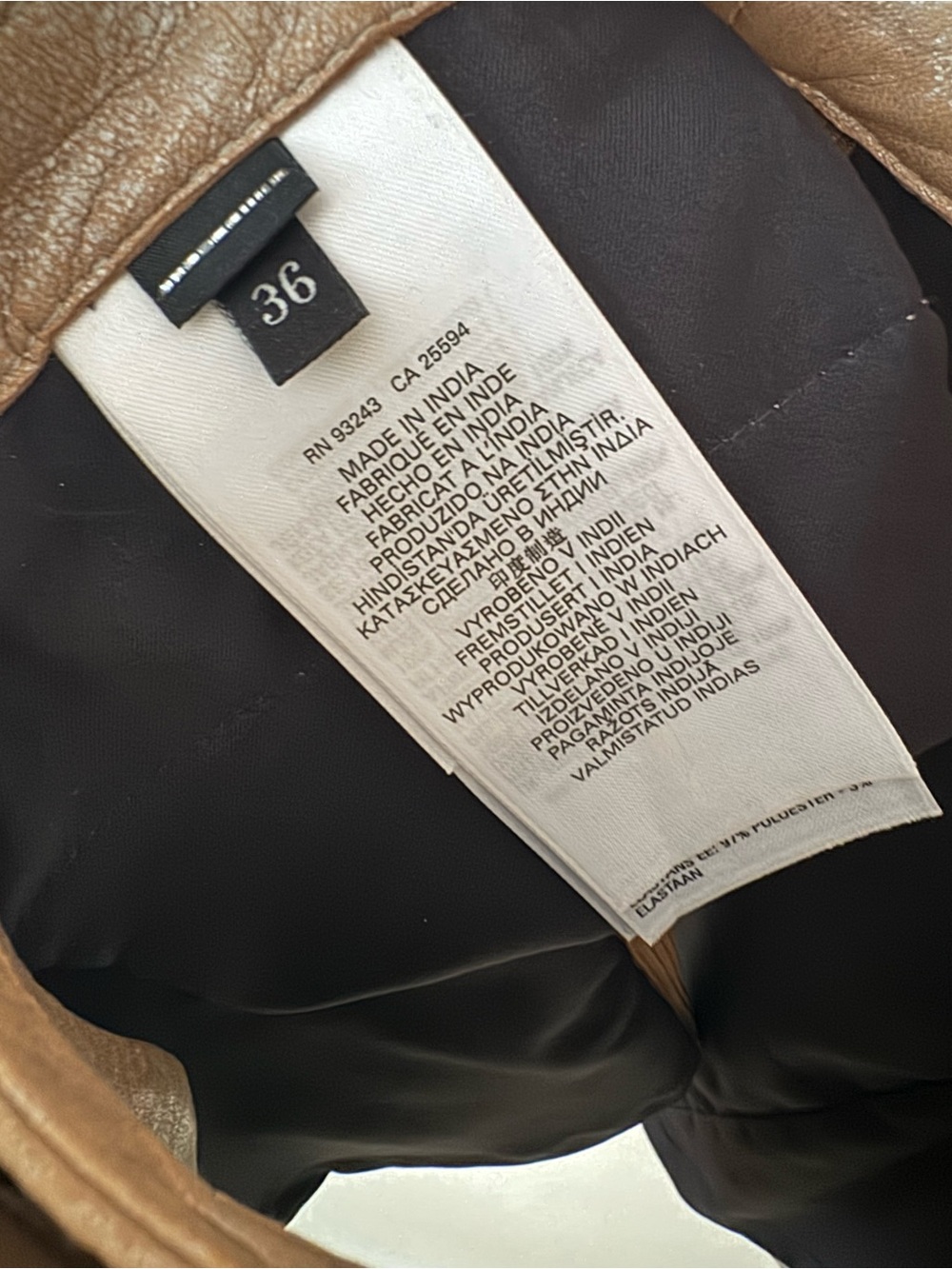 Diesel Metallic Leather Micro Mini - Picture 4 of 5